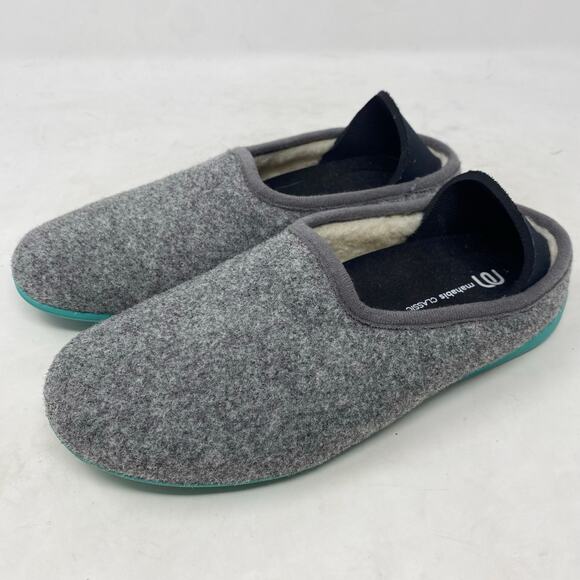 Mahabis Classic Wool Slip On Comfy Slipper Gray Size 6 - Picture 1 of 8